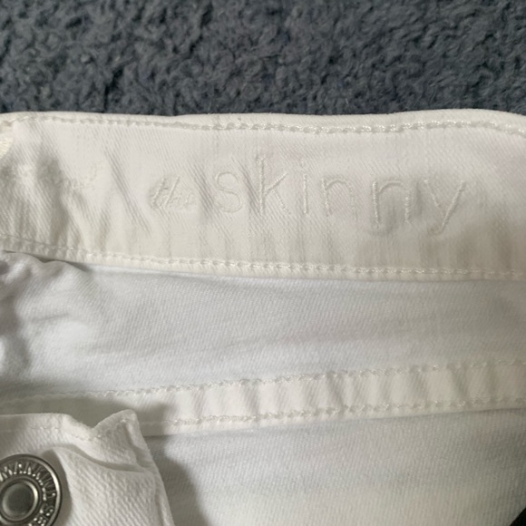 7 for all mankind white skinny jeans - Picture 3 of 6